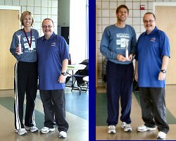 2008 RecPlex Triathlon Championship winners Catherine Demet and Bill Gilmore