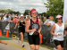 Mary Jane approaching the finish of the 2010 Danskin Triathlon